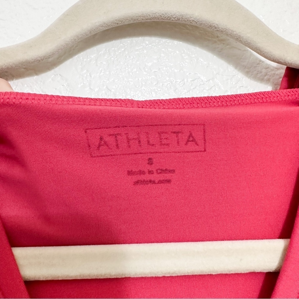 Athleta Pink Sleeveless Hooded Athletic Dress Size S - Picture 4 of 6